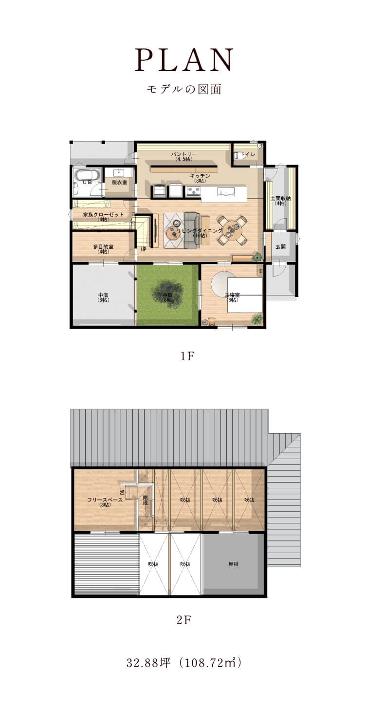 モデルの間取り